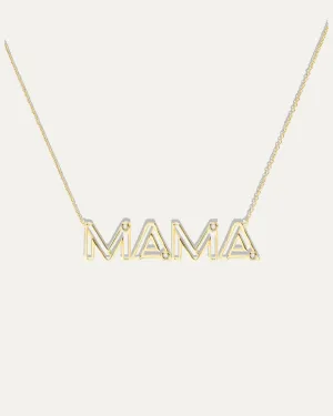 10kt Gold & Diamond 4 Letter Necklace