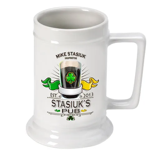 16oz. Ceramic Beer Stein - Available in 45 Designs