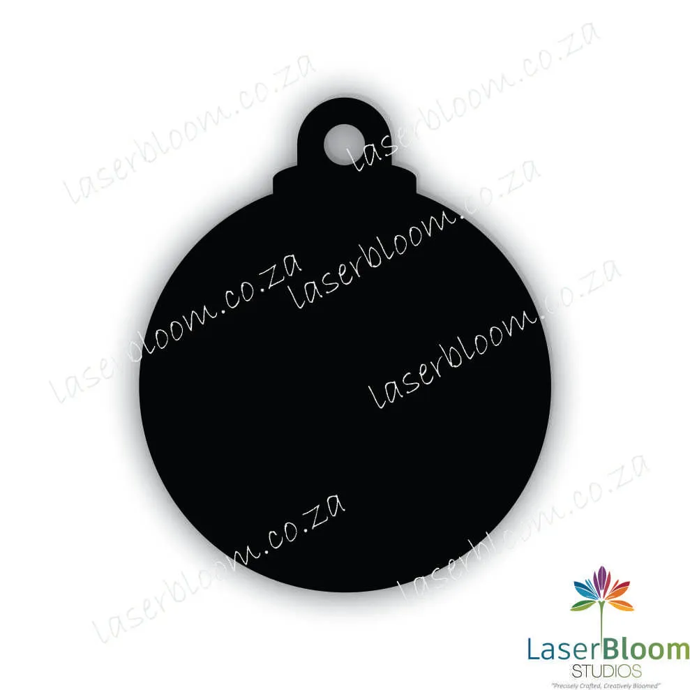 Acrylic Blank Bauble- Select Your Thickness (1.5mm, 2mm, 3mm)