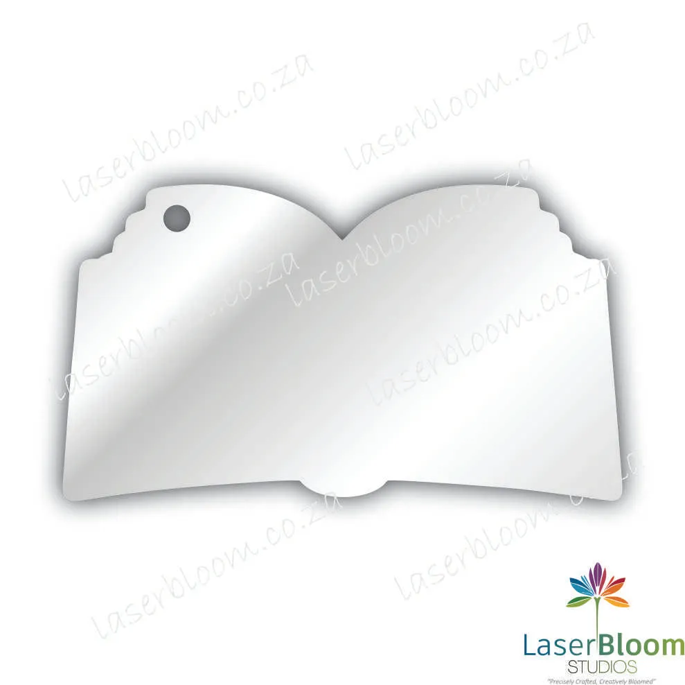 Acrylic Blank Open Book - Select Your Thickness (1.5mm, 2mm, 3mm)