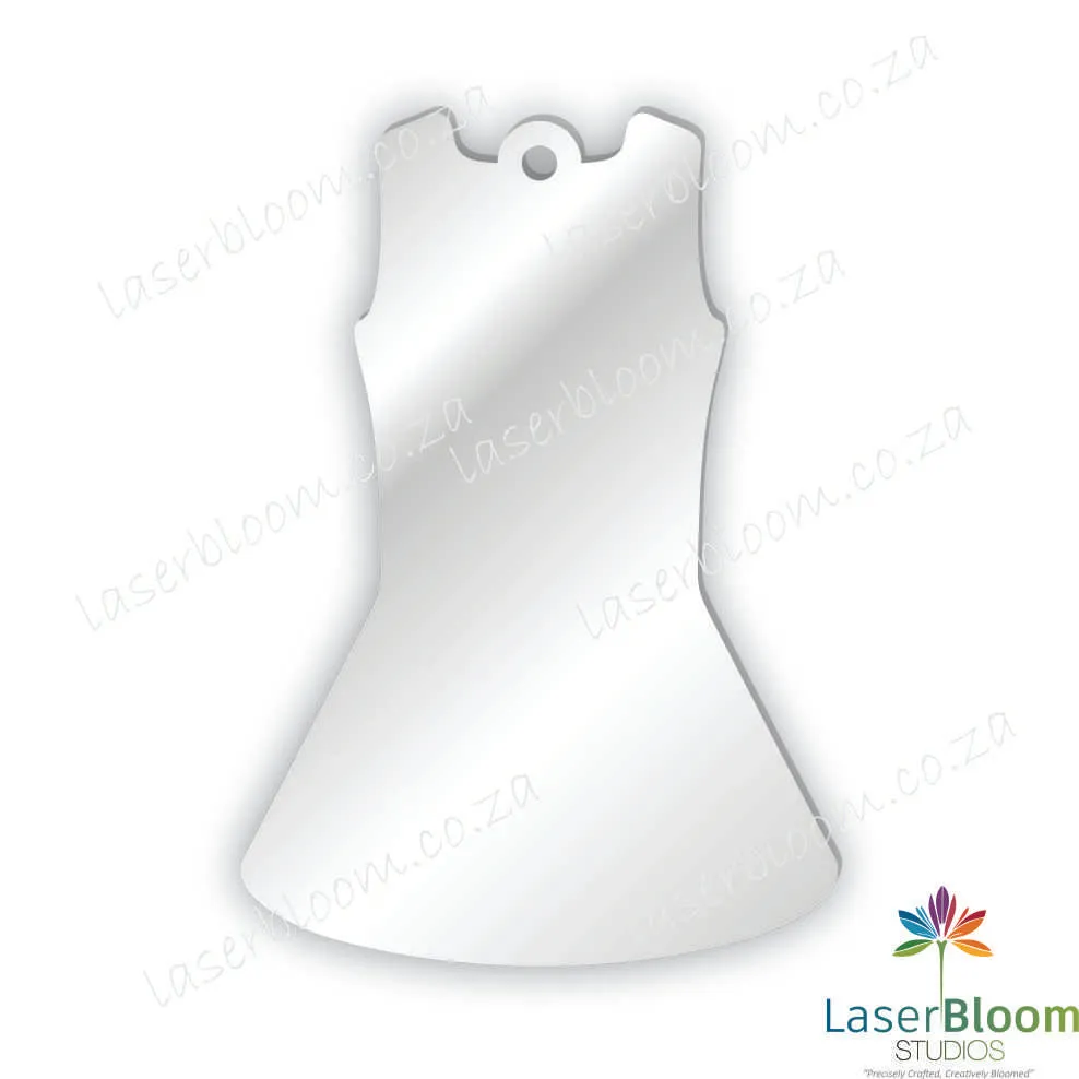 Acrylic Blank Sport/Netball Dress- Select Your Thickness (1.5mm, 2mm, 3mm)