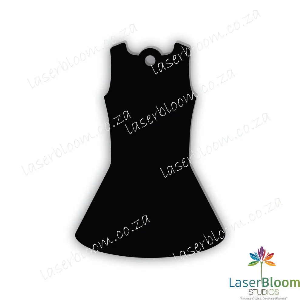 Acrylic Blank Sport/Netball Dress- Select Your Thickness (1.5mm, 2mm, 3mm)