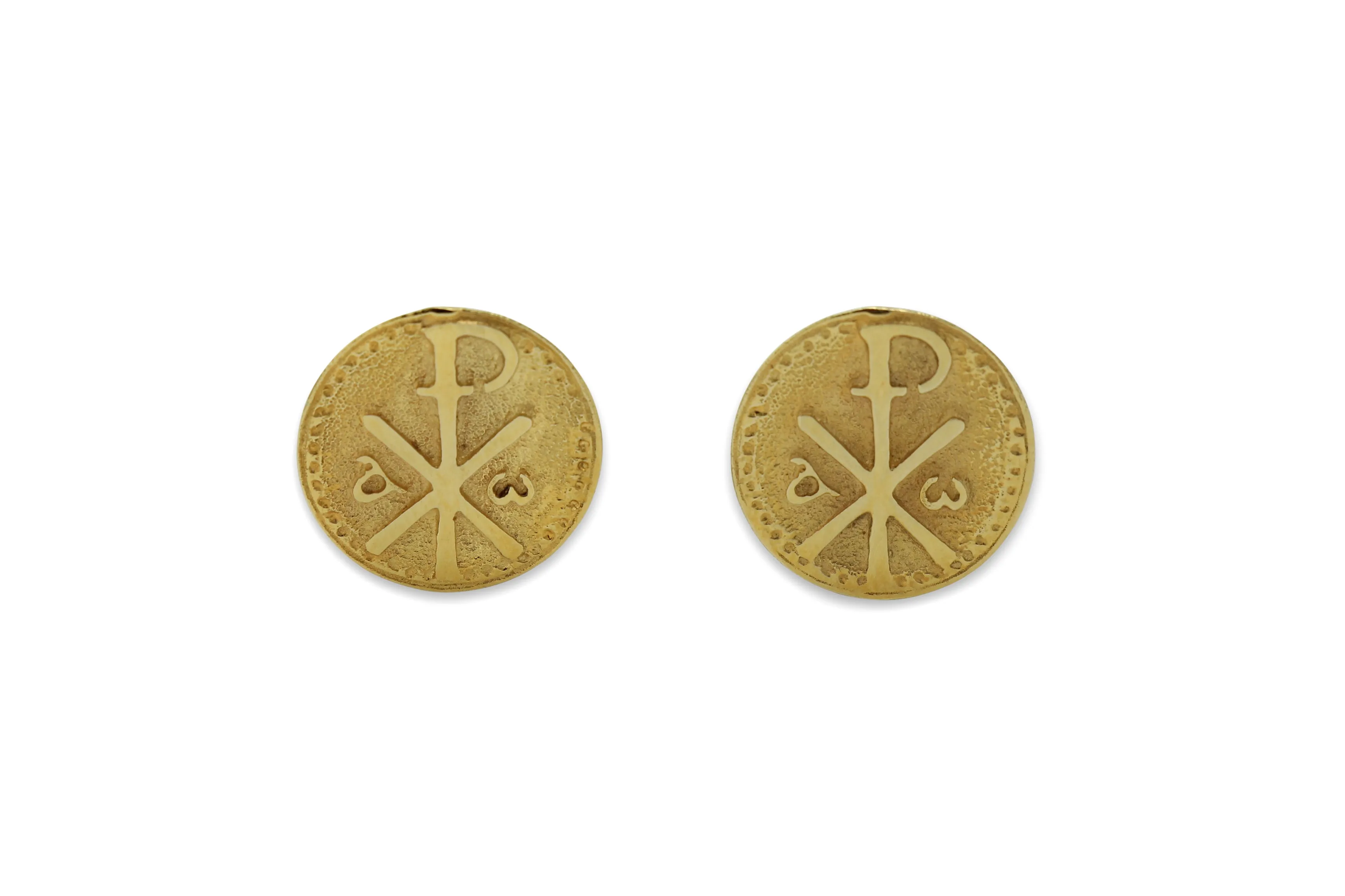 Alpha Chi Rho Omega Gold Cufflinks