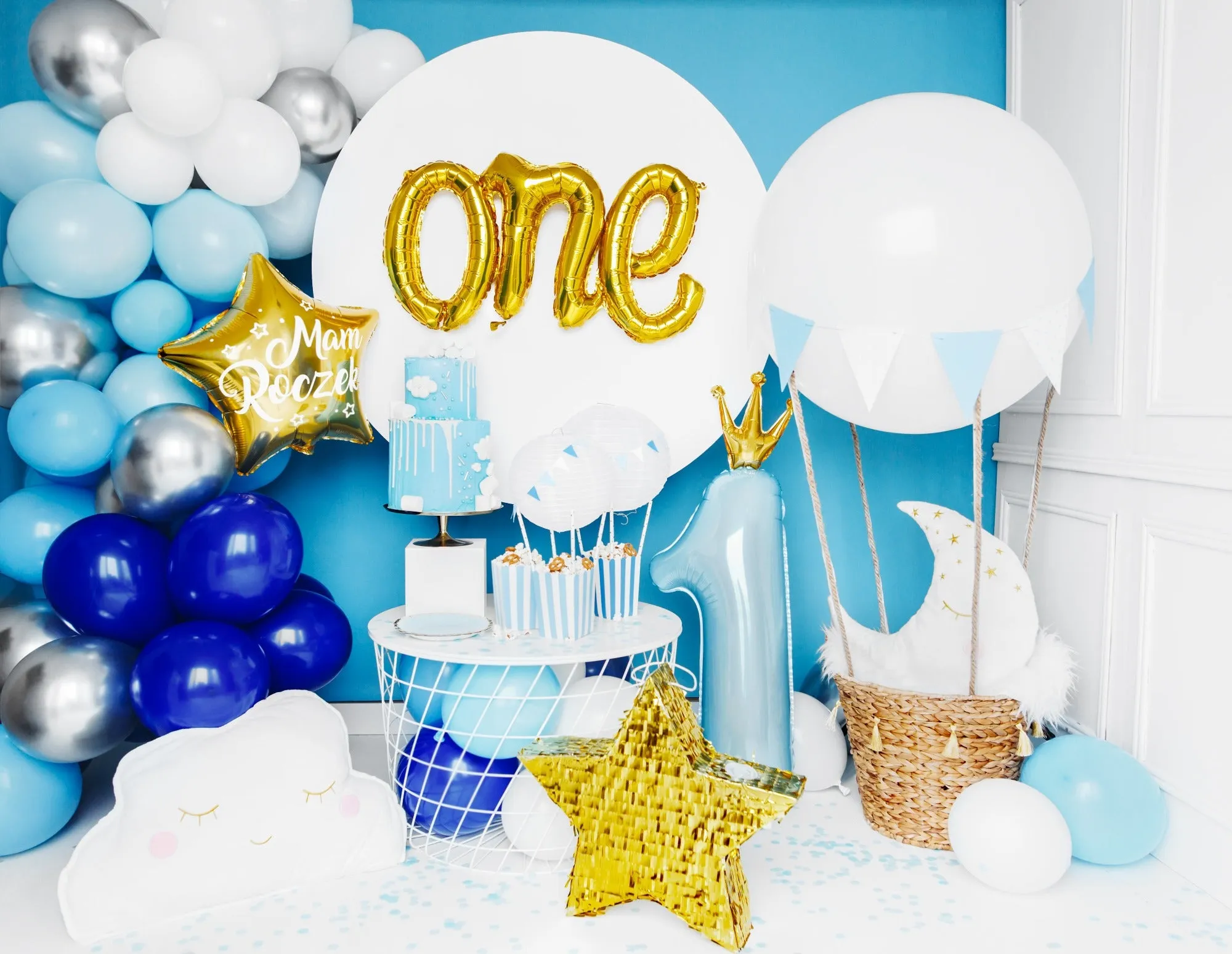 Balloon Arch Garland Blue 200cm