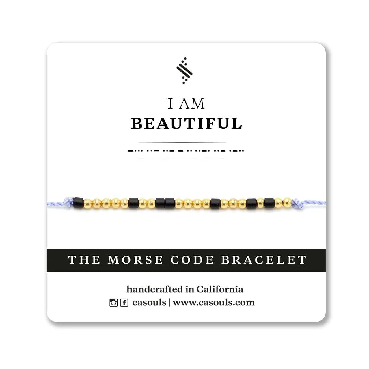 BEAUTIFUL - MORSE CODE BRACELET