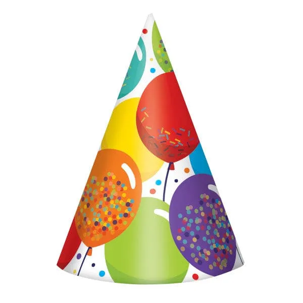 Birthday Celebration Party Cone Hats