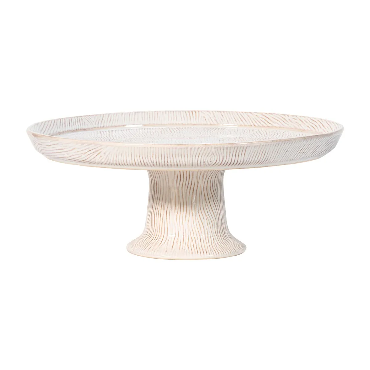 Blenheim Oak Cake Stand - Whitewash