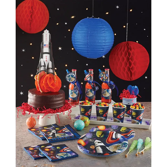 Bulk Space Blast Paper Dessert Plates (96 per Case)