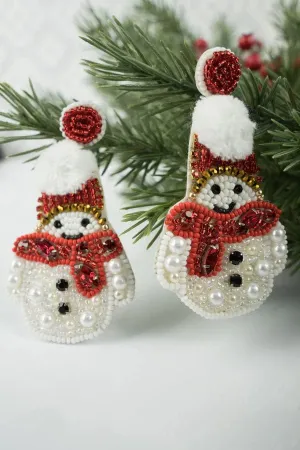 Christmas festive earrings