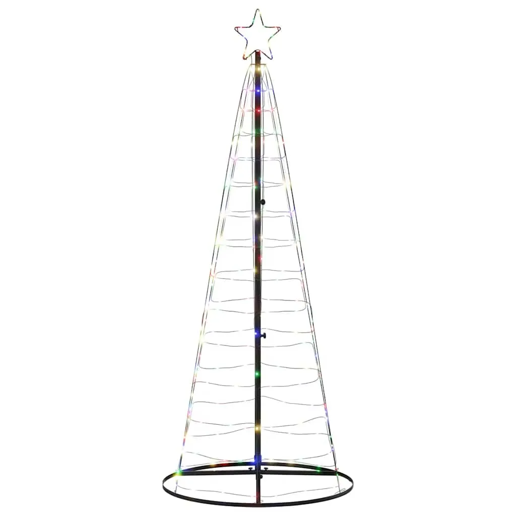 Christmas Tree Light Cone 200 LEDs Colorful 182 cm