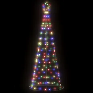 Christmas Tree Light Cone 200 LEDs Colorful 182 cm