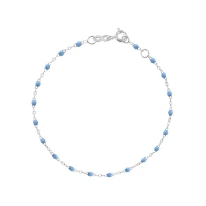 Classic Gigi Sky bracelet, White Gold, 5.9"