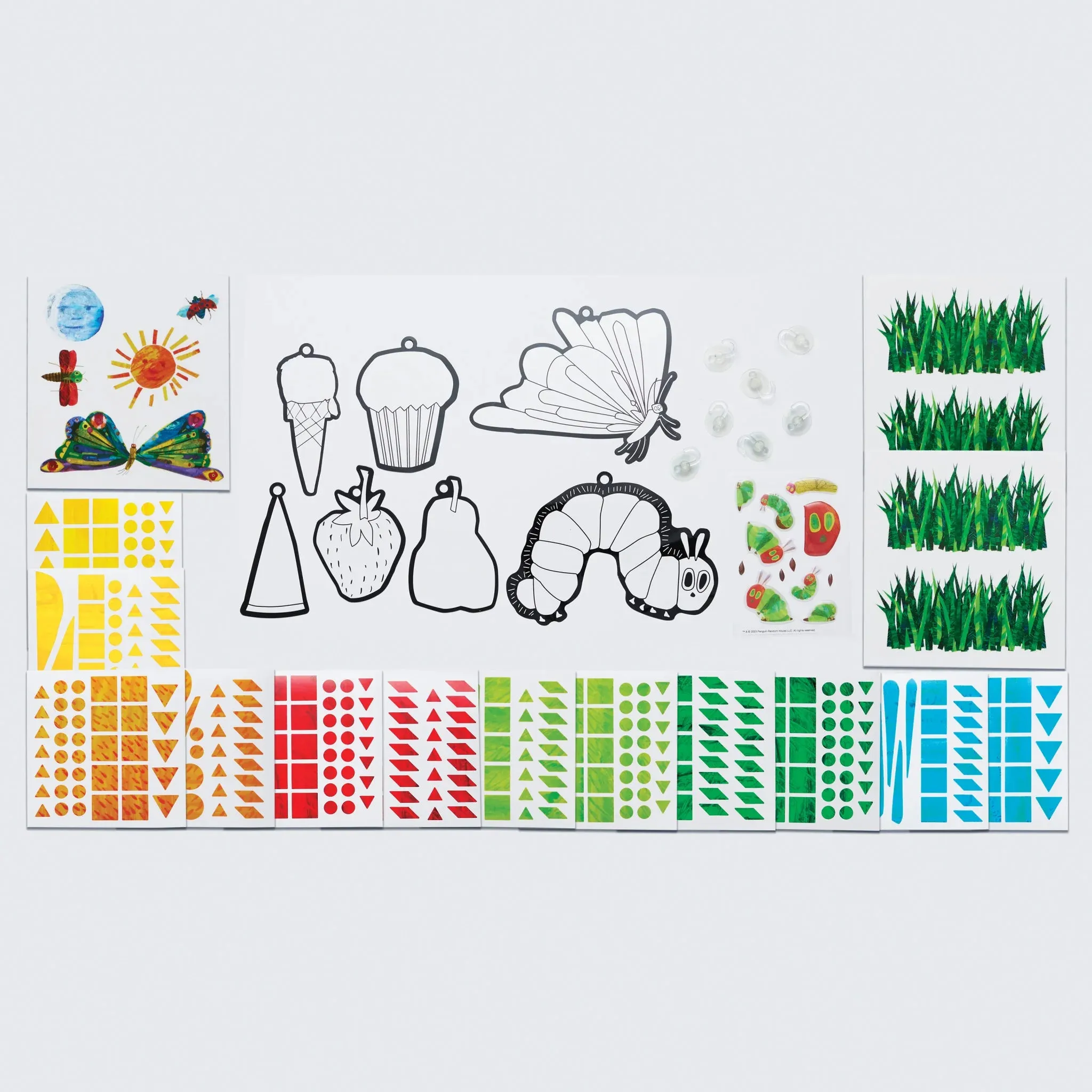 Creativity for Kids CK6377 The Very Hungry Caterpillar Sticker Suncatchers