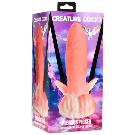 Creature Cocks Pegasus Pecker Winged Silicone Fantasy Dildo