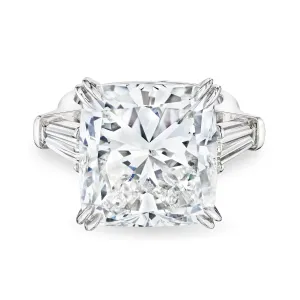 Cushion Cut Diamond Ring, 17 CT