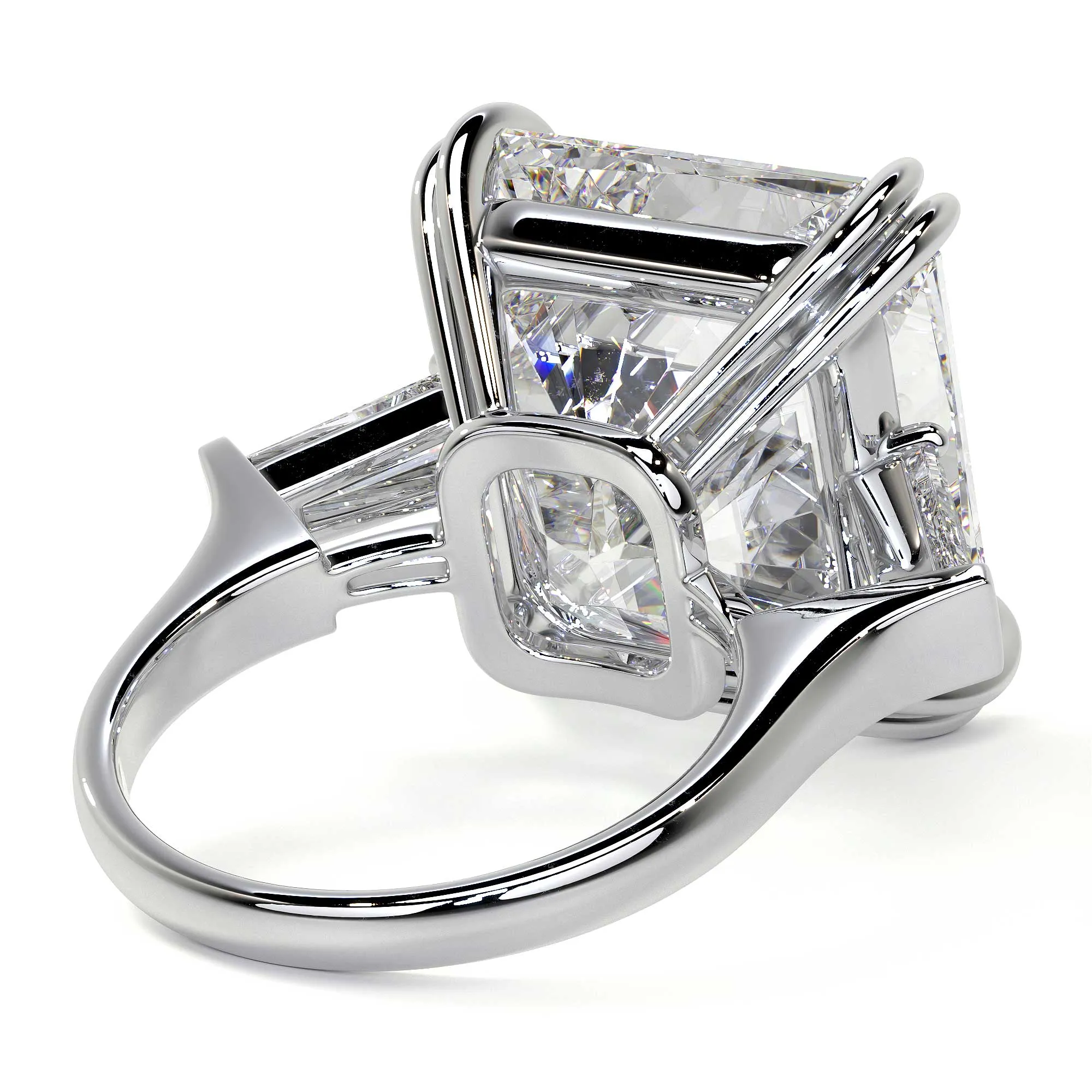 Cushion Cut Diamond Ring, 17 CT