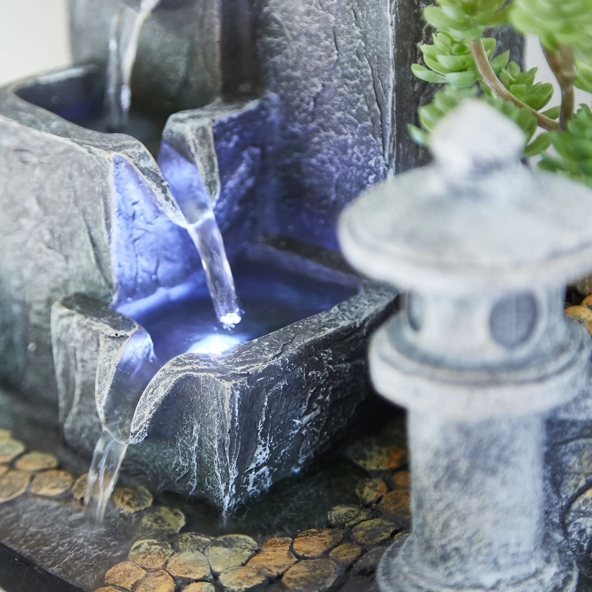 Garden Theme Indoor Tabletop Water Feature