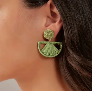 Giselle Earring - Olive