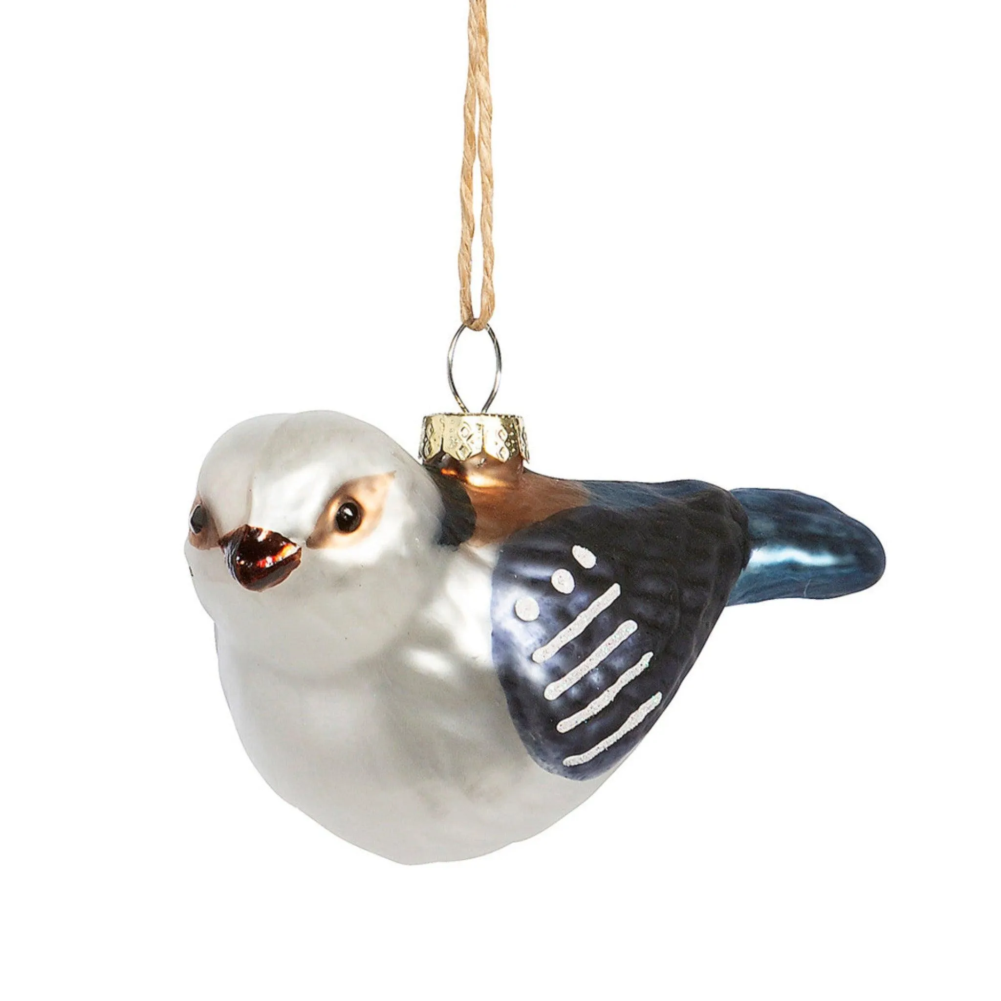 Glass Bluebird Ornament