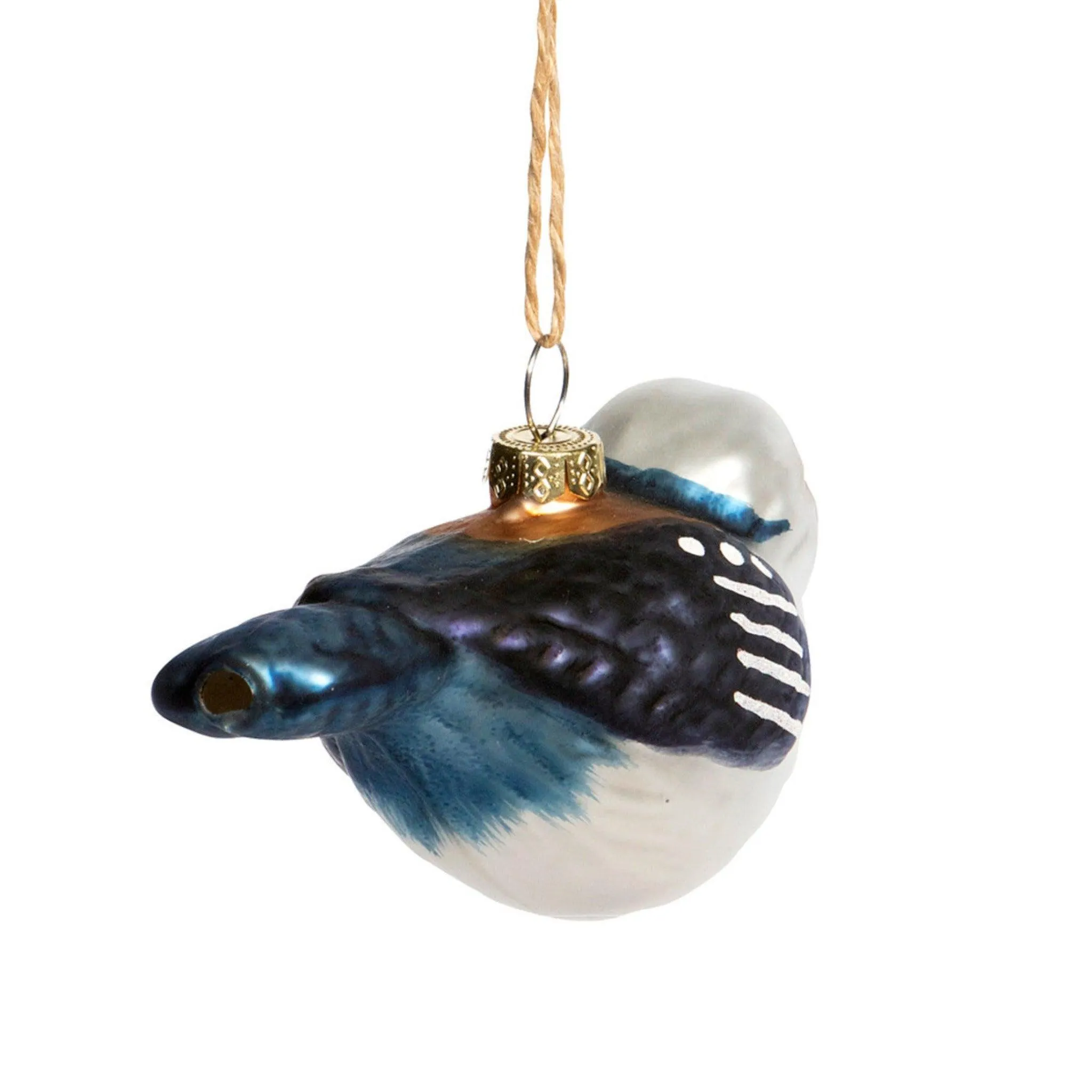 Glass Bluebird Ornament