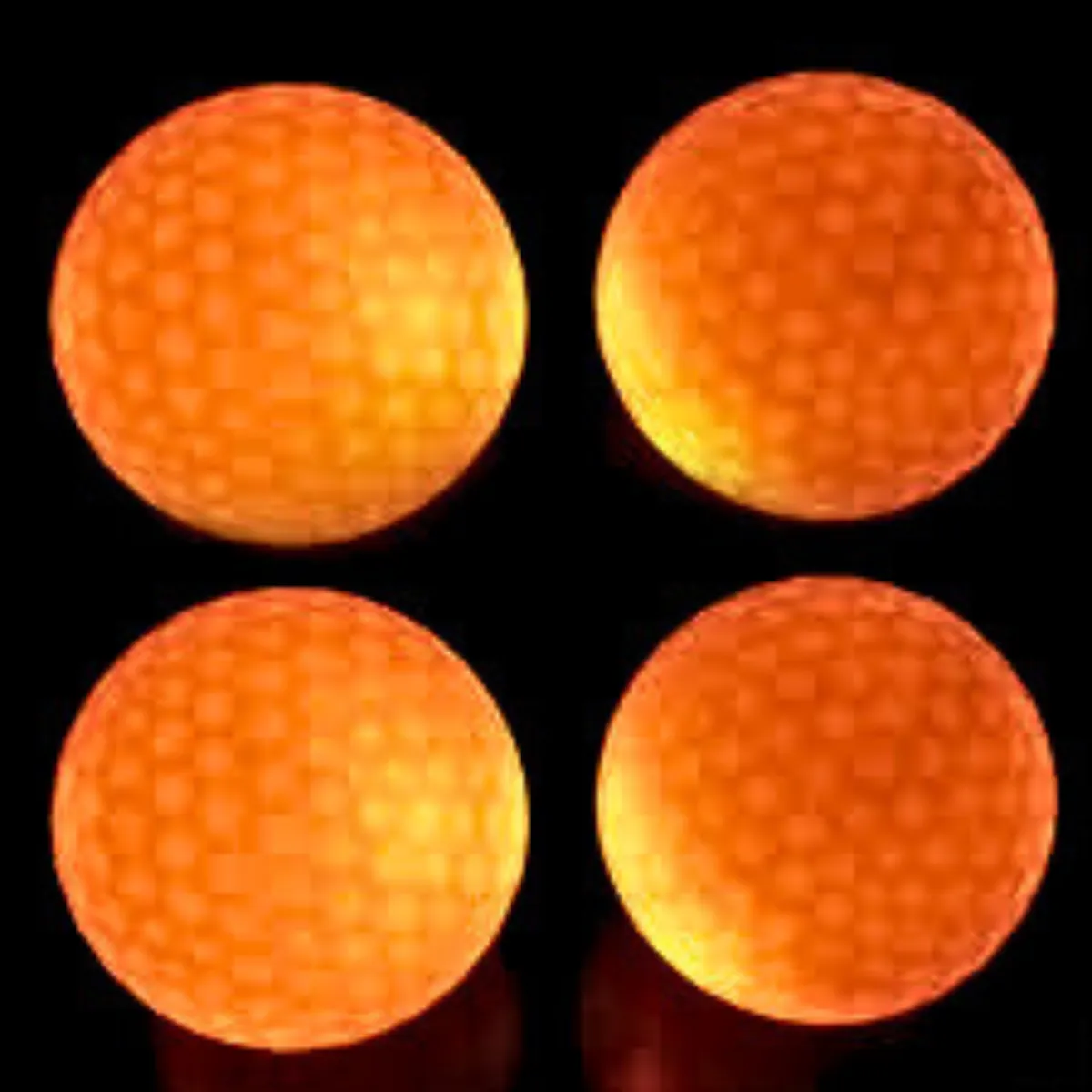 GolfBasic LED Light up Golf Balls (Pack of 4)