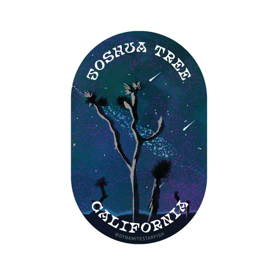 Joshua Tree Night Sky — 2"x3" Sticker