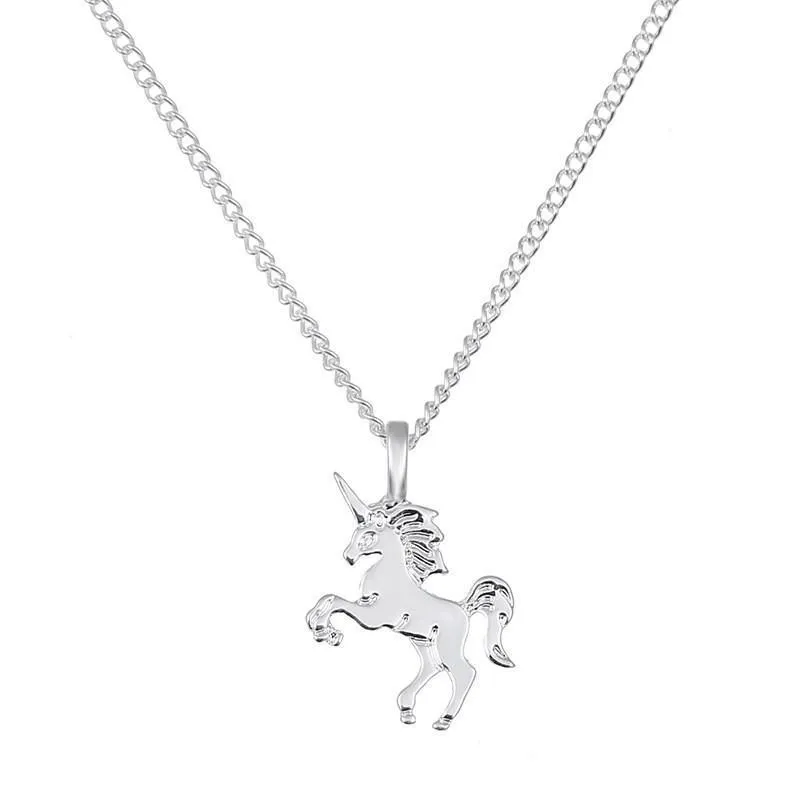 Life Is Magical Unicorn Horse Necklace