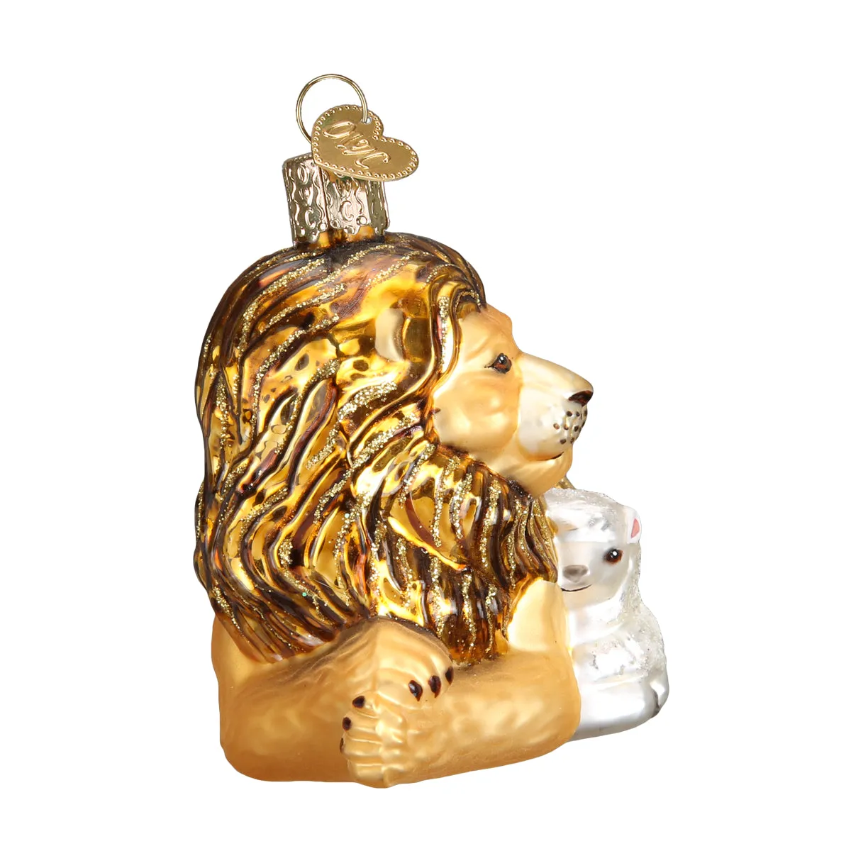 Lion And Lamb Ornament