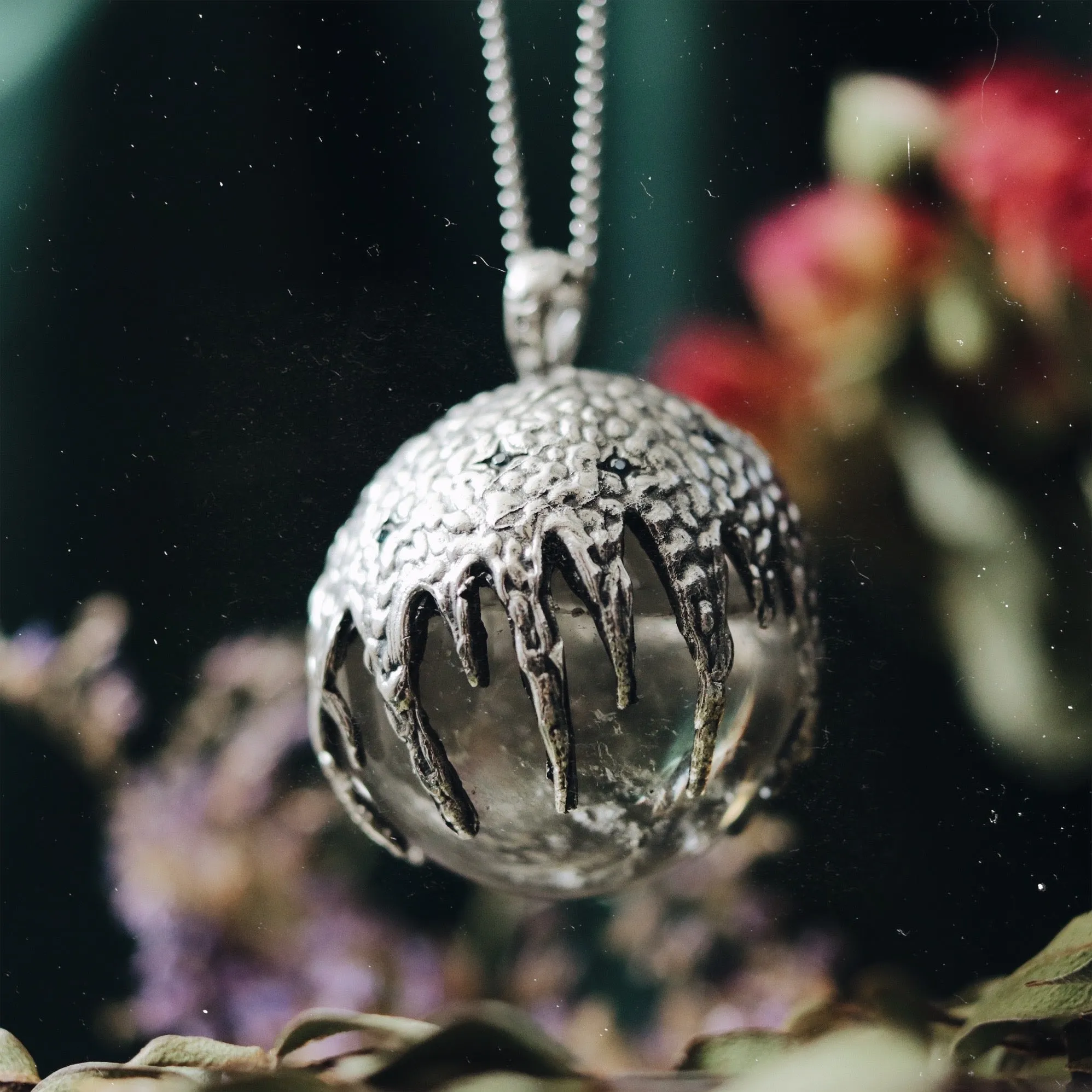 Midnight Sky Crystal Ball Necklace #09