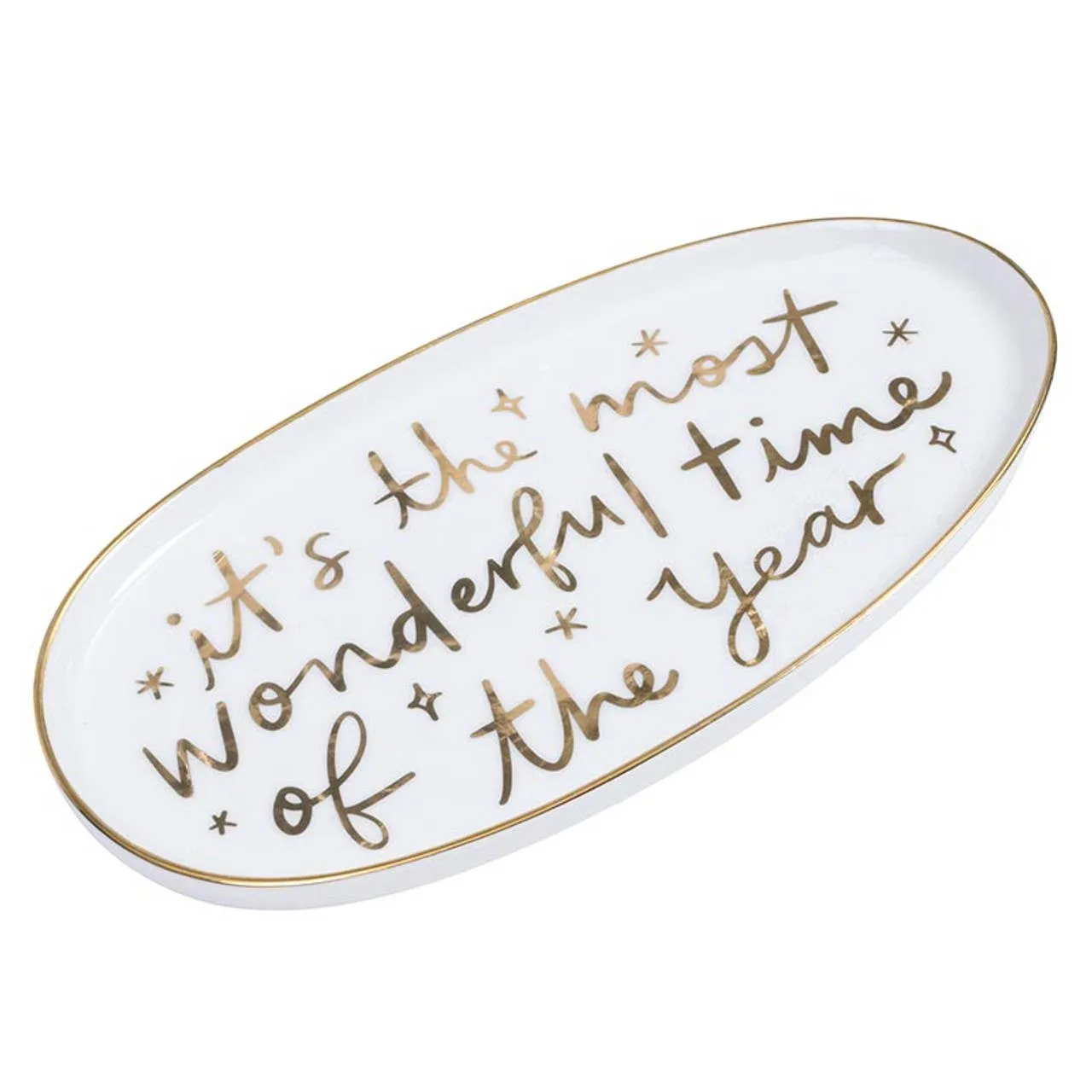 Most Wonderful Time Ceramic Platter