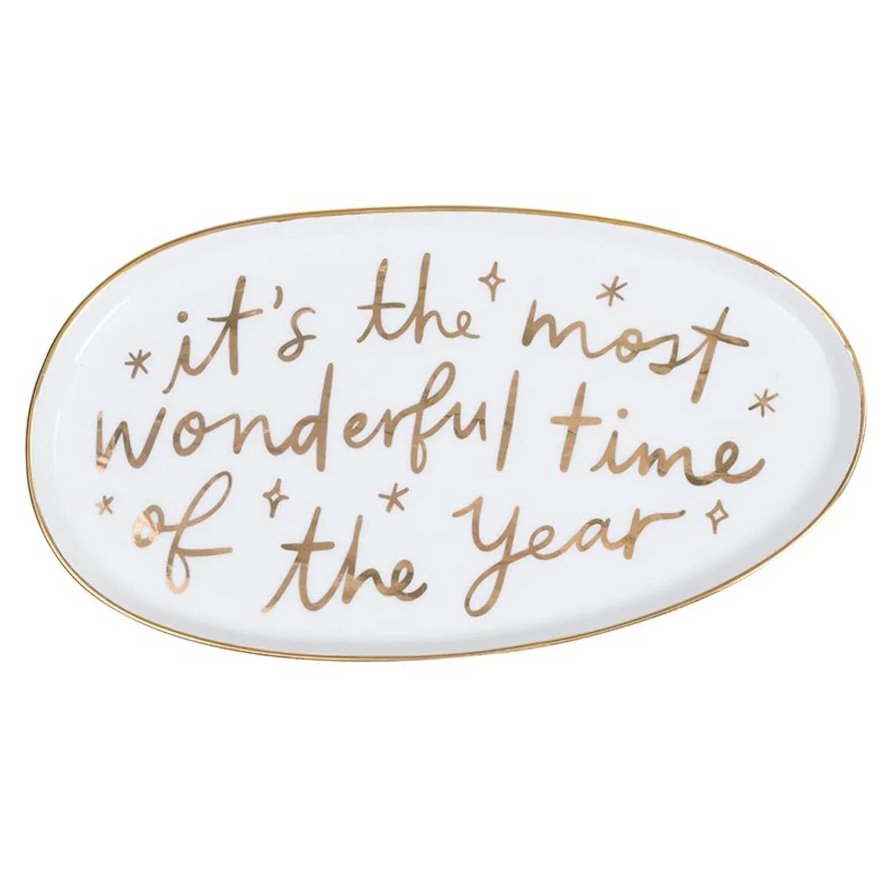 Most Wonderful Time Ceramic Platter