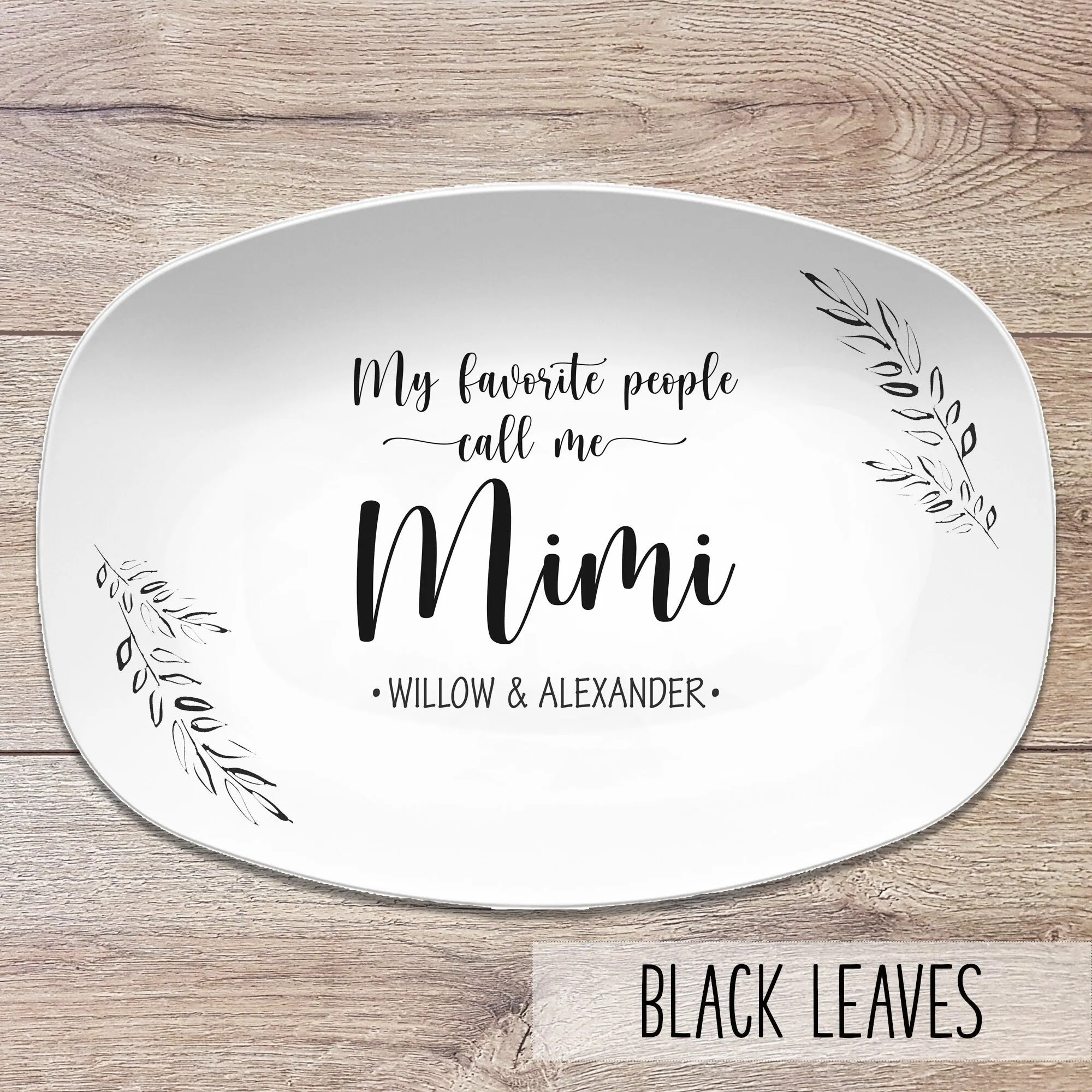 My Favorite People / My Greatest Blessings Personalized Platter ~ Mother's Day