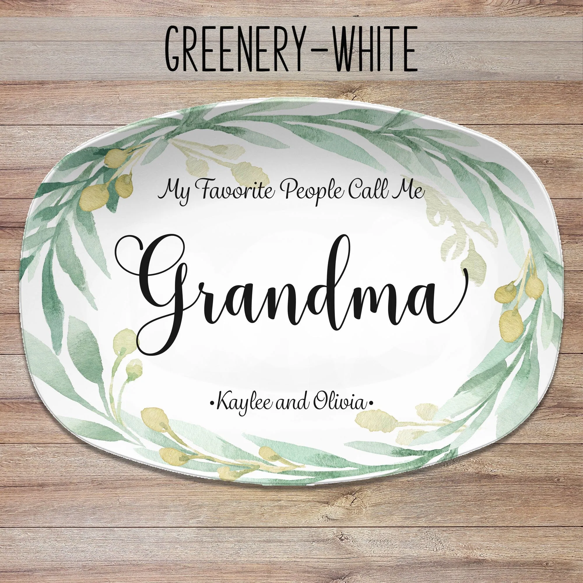 My Favorite People / My Greatest Blessings Personalized Platter ~ Mother's Day