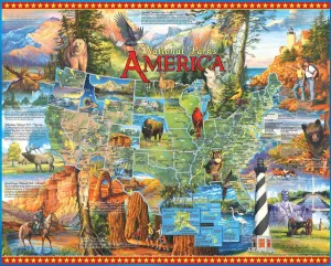 National Parks (530pz) - 1000 Piece Jigsaw Puzzle