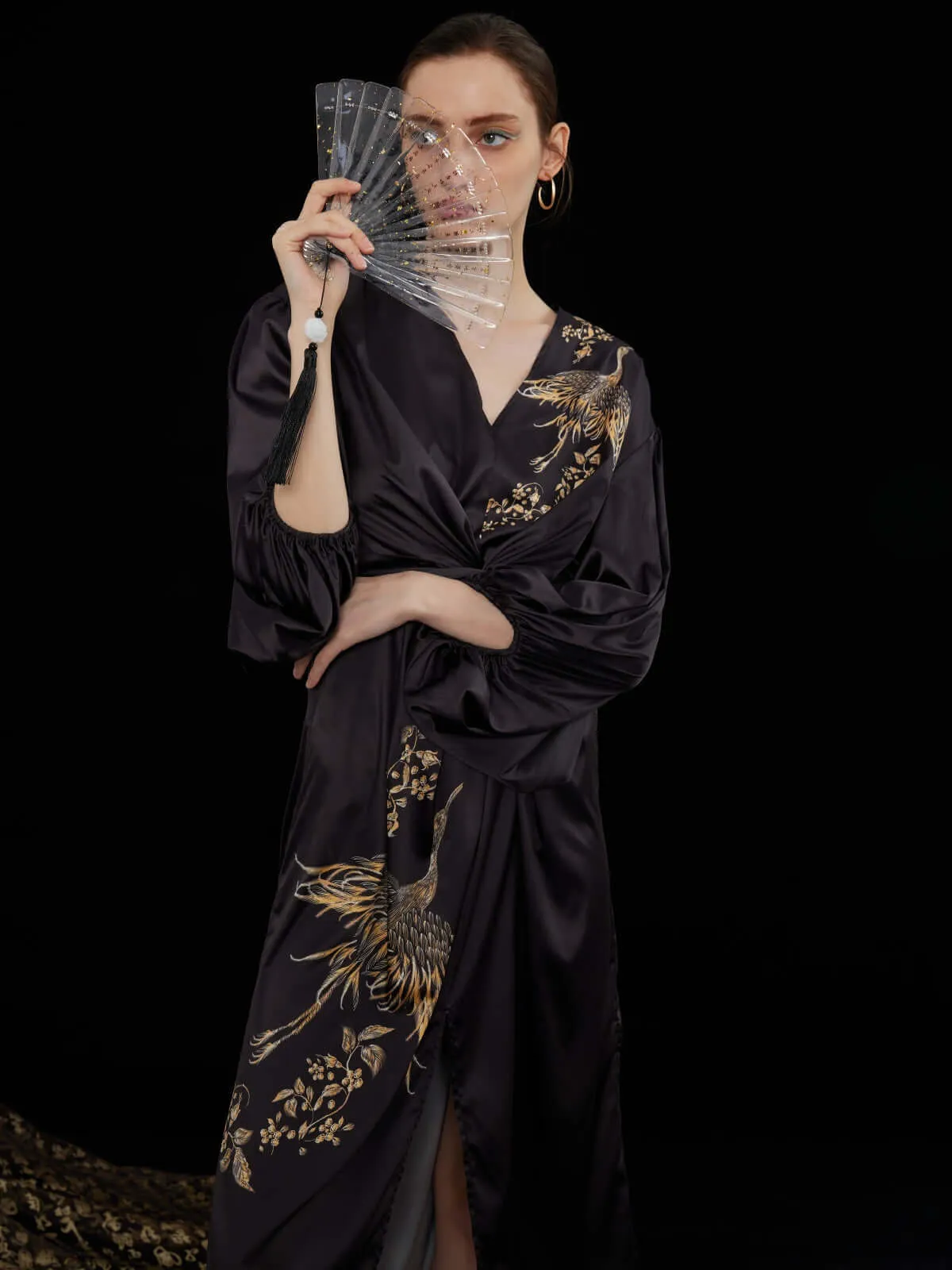 Oriental Phoenix Lantern Dress