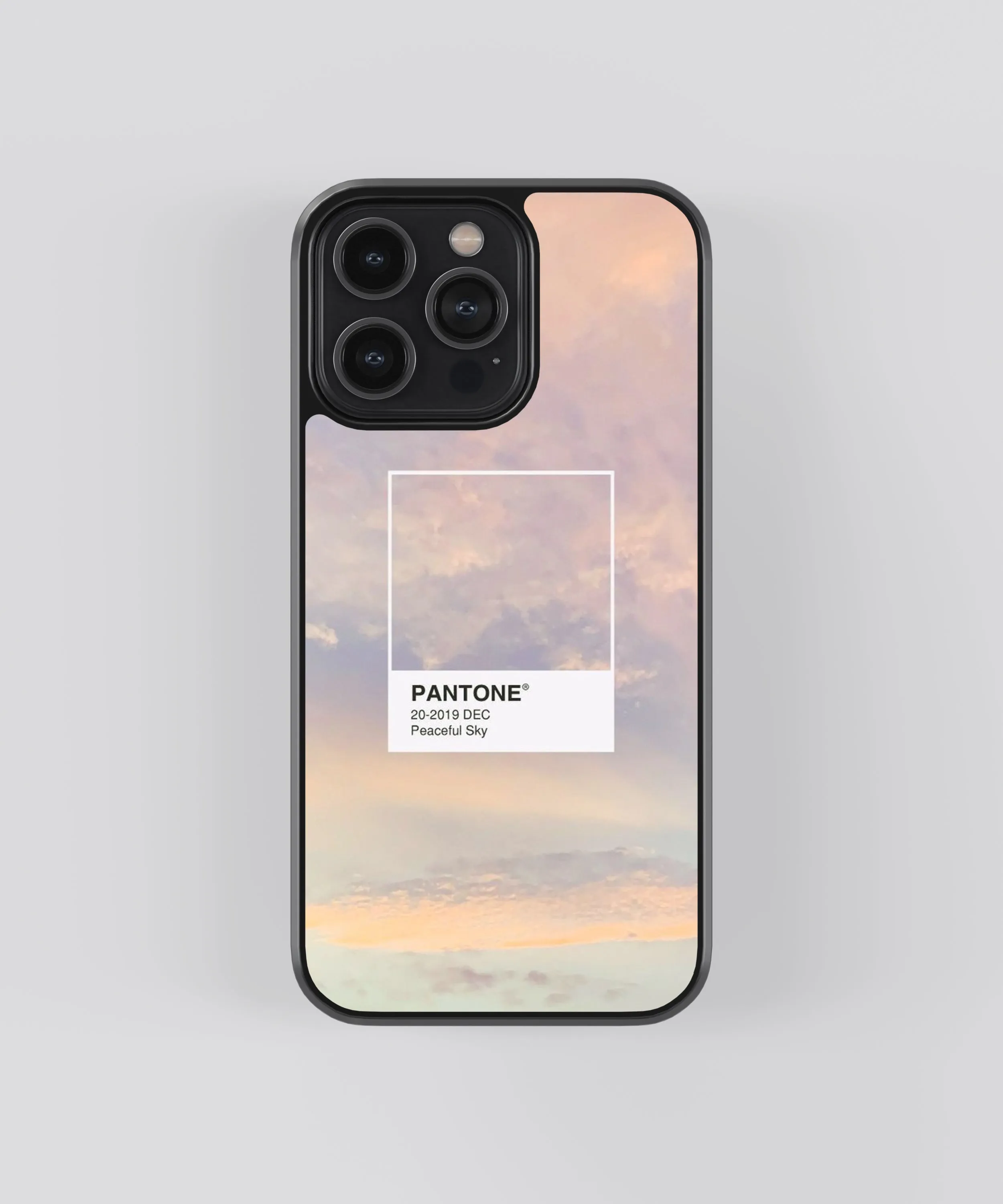 Peaceful Sky Polaroid Glass Phone Case Cover