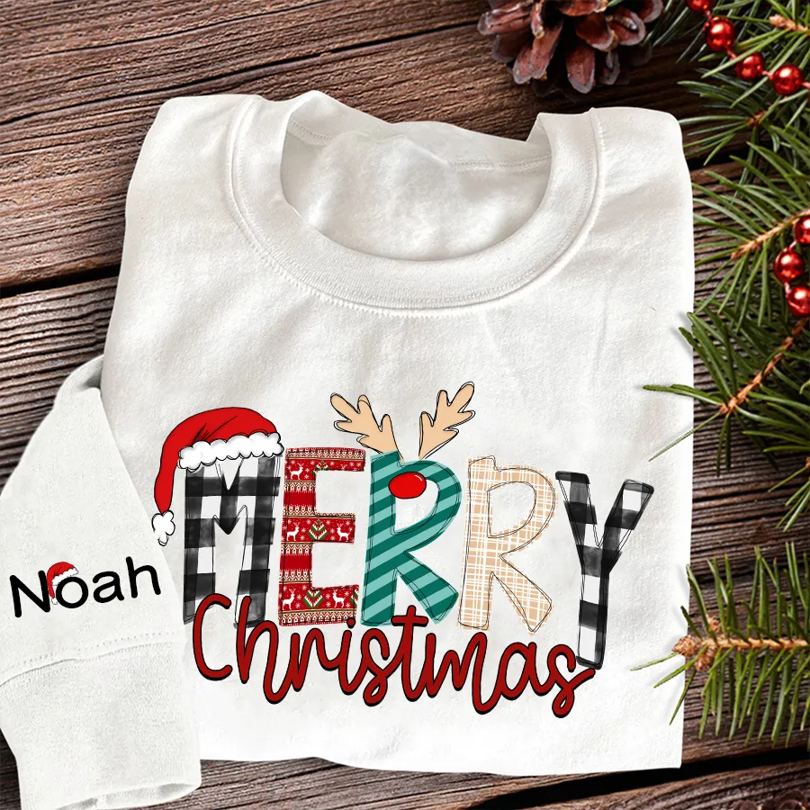 Personalized Merry Christmas Shirts, Family Shirt, Matching  Shirt, Christmas Sweatshirt