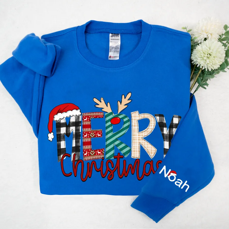 Personalized Merry Christmas Shirts, Family Shirt, Matching  Shirt, Christmas Sweatshirt