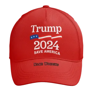 Personalized Trump Cap, Custom MAGA Baseball Cap, Support for Trump Hat