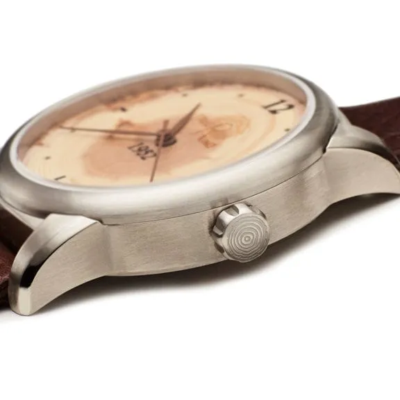 Personalized Watch with Custom Engraved Front Face