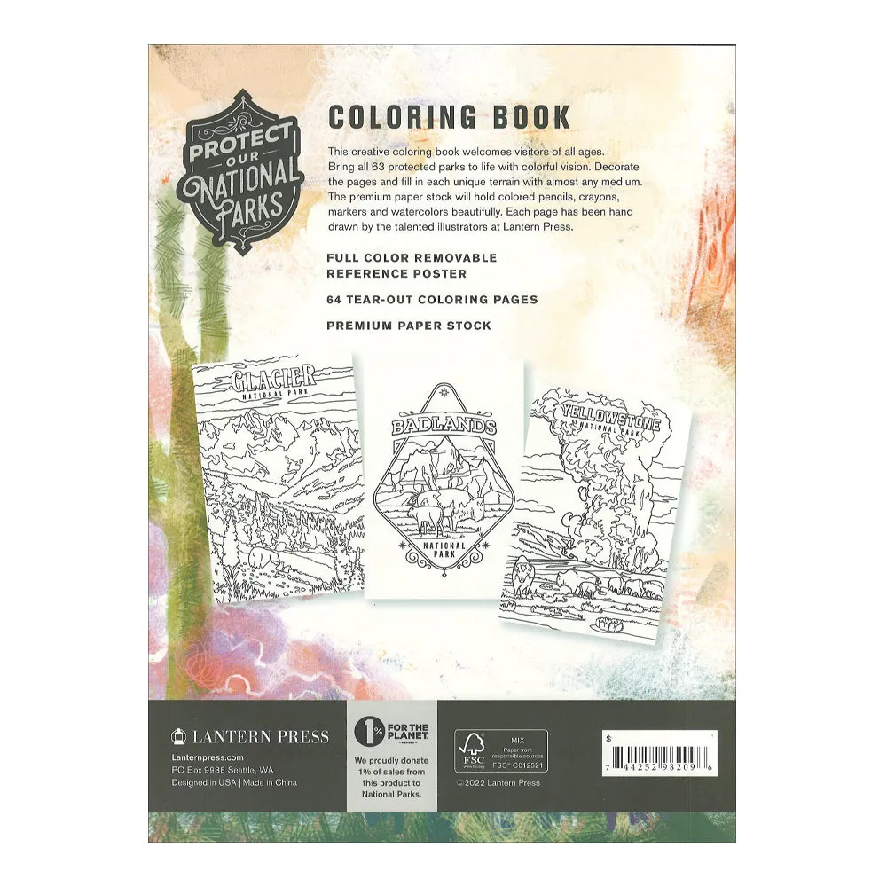 Protect Our National Parks Coloring Book