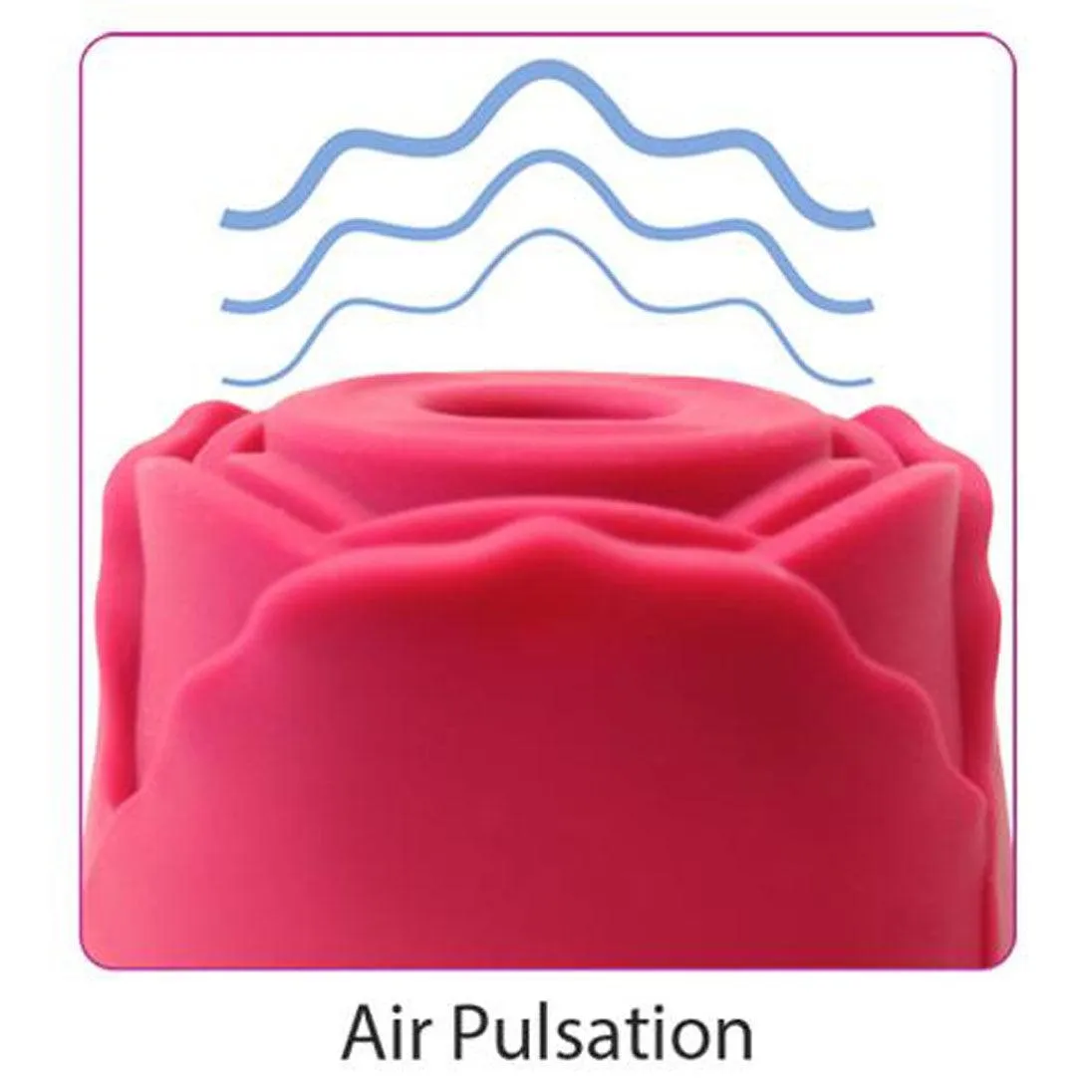 Rose Suction Stimulator - Red