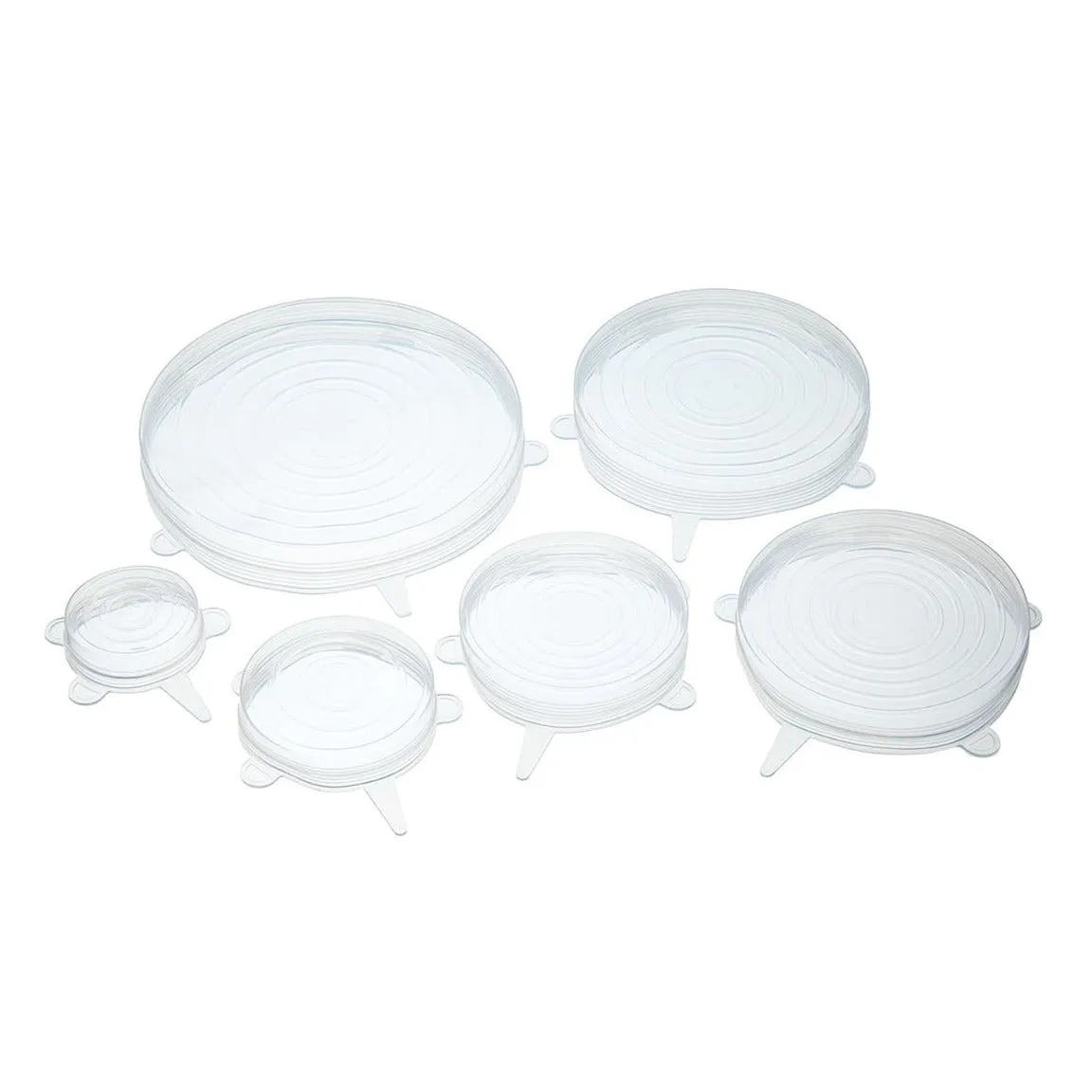 Silicone Lids- Set of Six