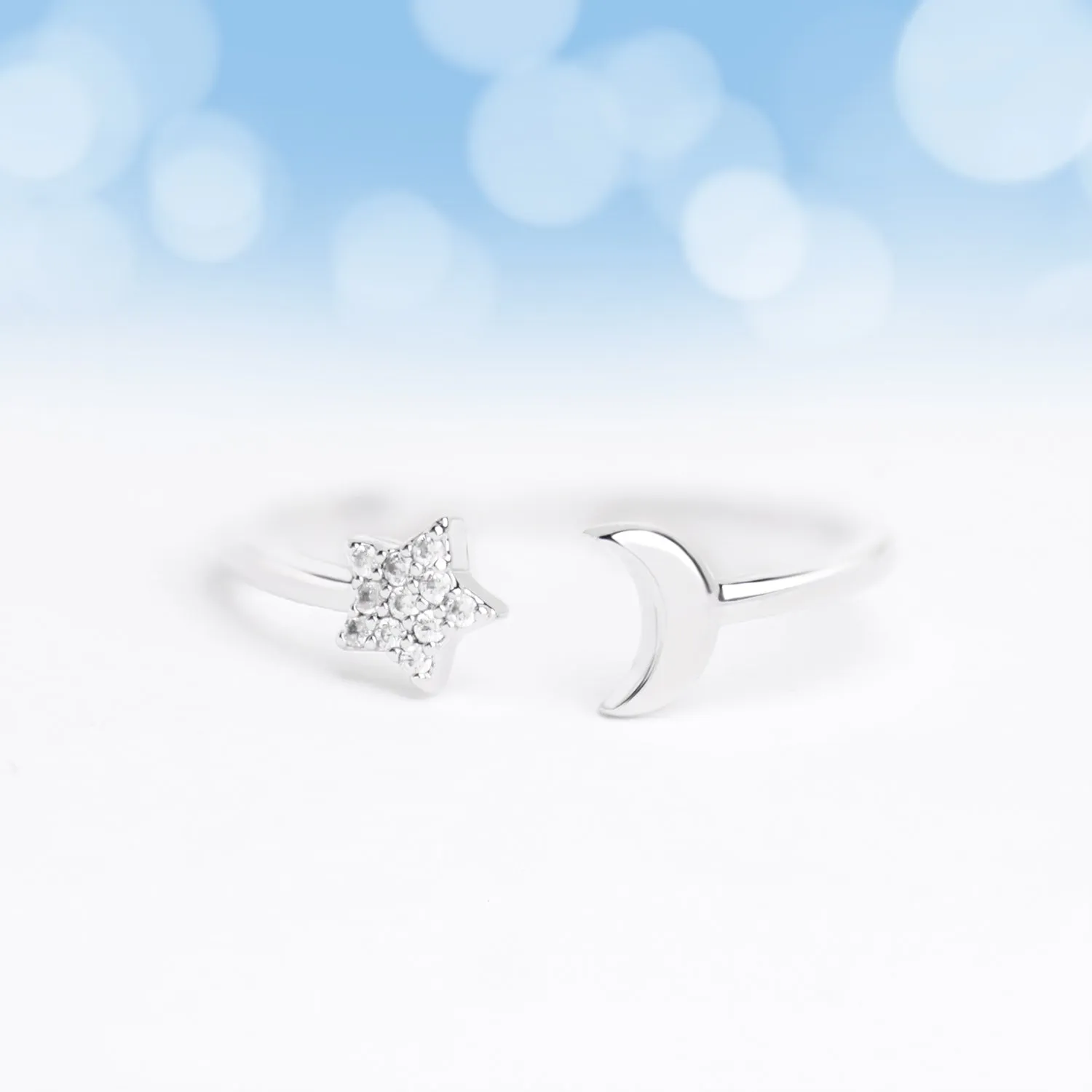 Star Moon Ring