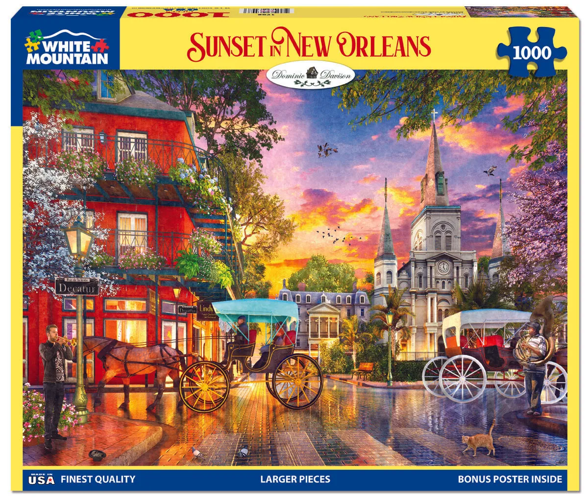 Sunset in New Orleans (1782pz) - 1000 Piece Jigsaw Puzzle