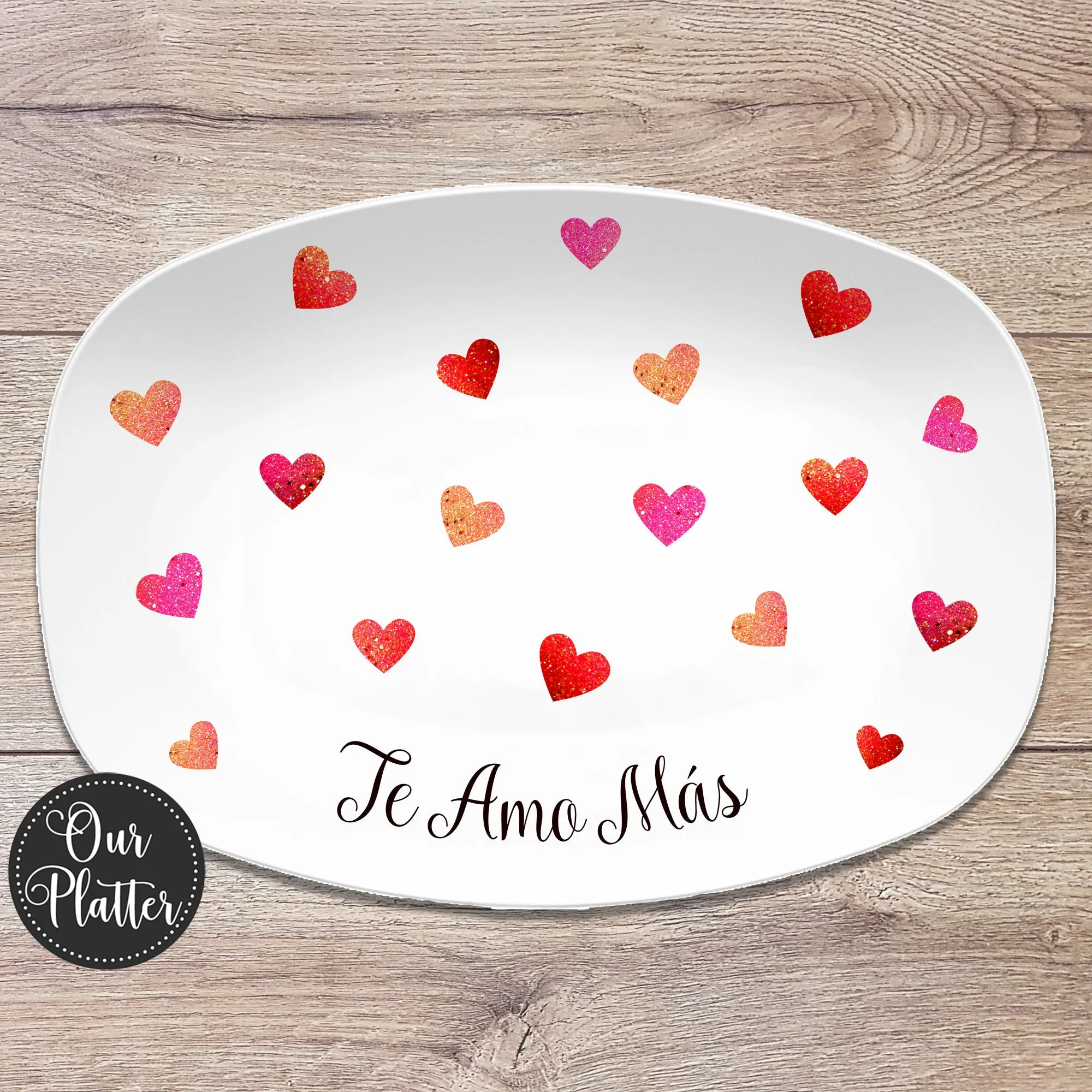 Thank You Mom, We Love You More Personalized Platter