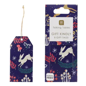 Twilight Blue Christmas Gift Tags | 8 Pack | Xmas Gifting |