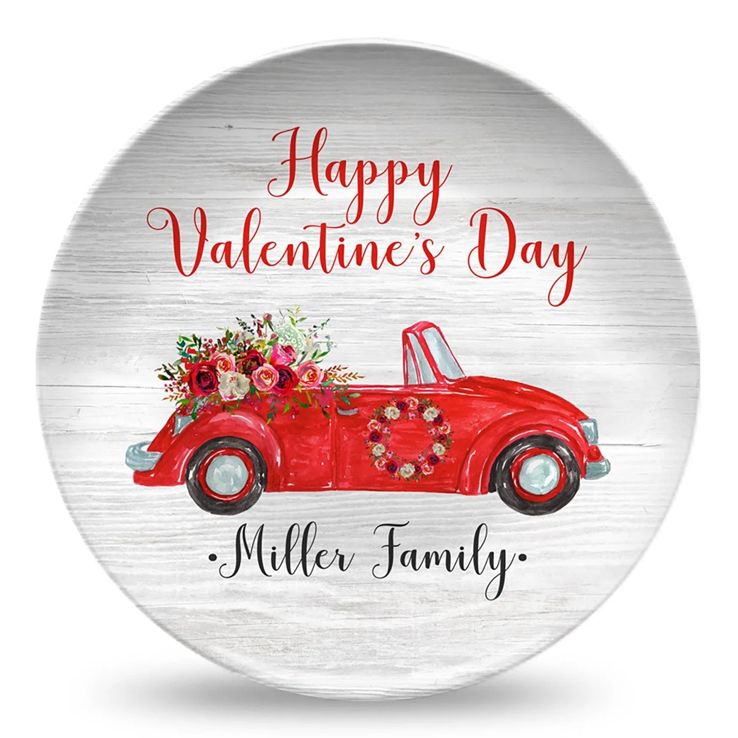 Valentine Personalized Plates