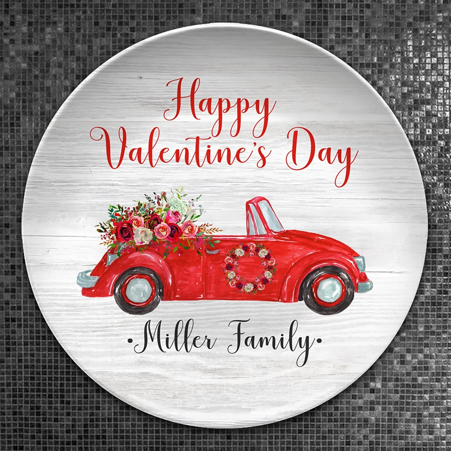 Valentine Personalized Plates