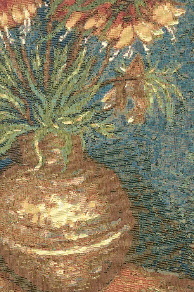 Van Gogh Lilies French Tapestry by Vincent Van Gogh